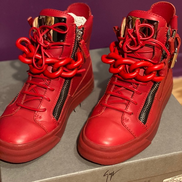 Giuseppe Zanotti Chainlink Leather 